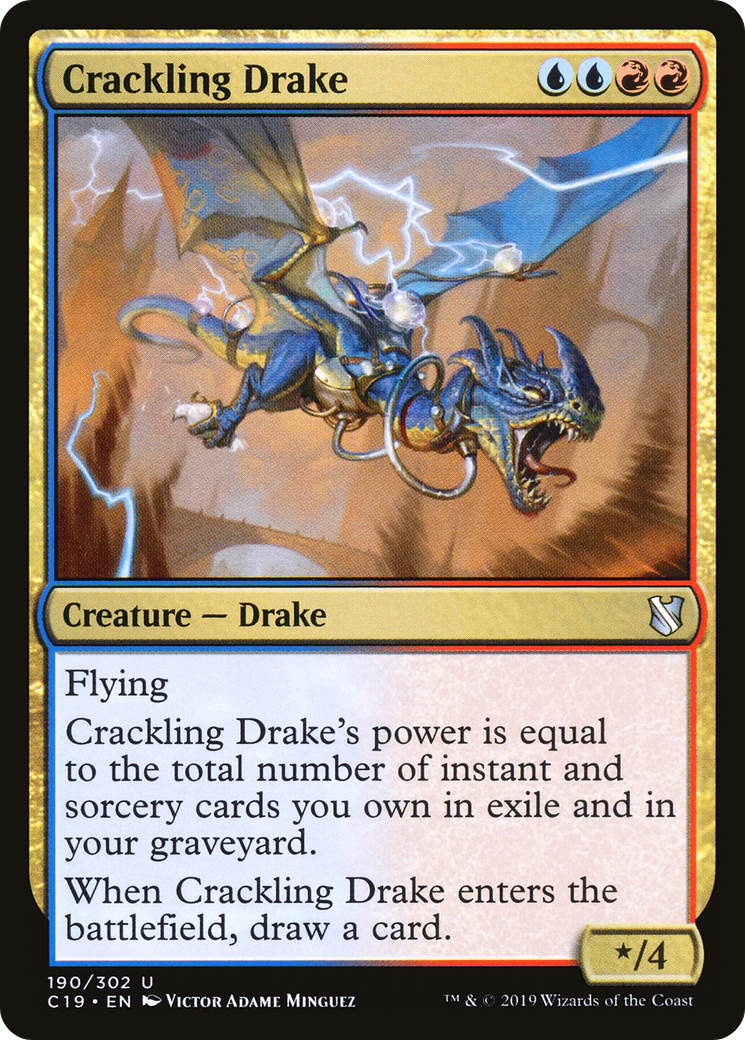 Image of Crackling Drake [Commander 2019]