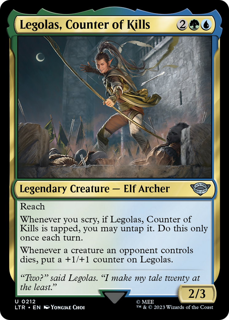 Image of Legolas, Counter of Kills [The Lord of the Rings: Tales of Middle-Earth]