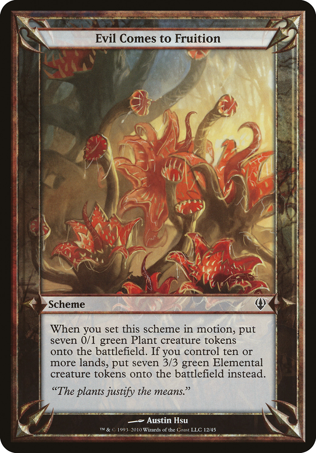 Image of Evil Comes to Fruition (Schemes) [Archenemy Schemes]