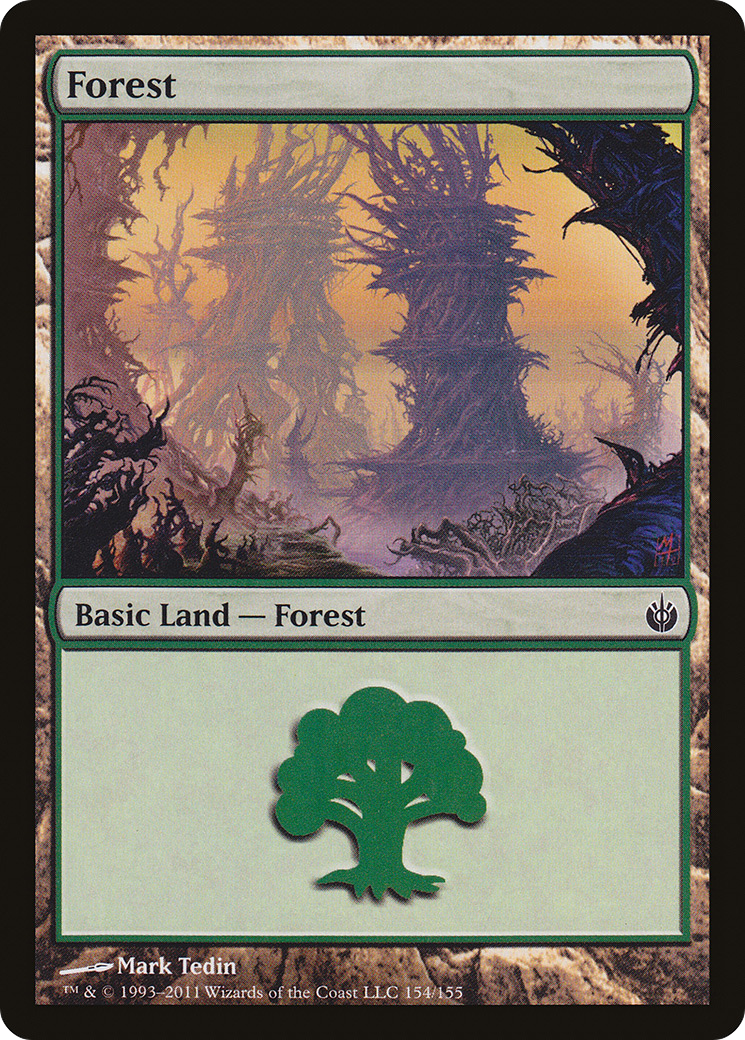 Image of Forest (154) [Mirrodin Besieged]