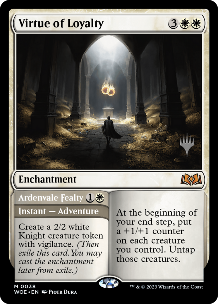 Image of Virtue of Loyalty // Ardenvale Fealty (Promo Pack) [Wilds of Eldraine Promos]