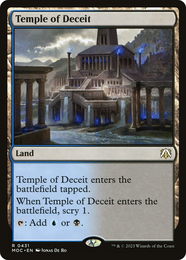 Image of Temple of Deceit [March of the Machine Commander]