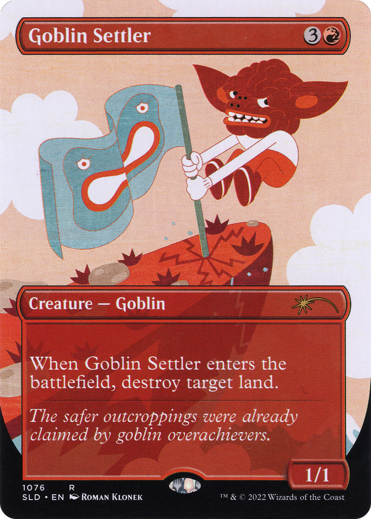 Image of Goblin Settler (Borderless) [Secret Lair Drop Series]