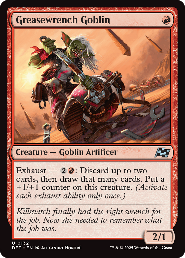 Image of Greasewrench Goblin [Aetherdrift]