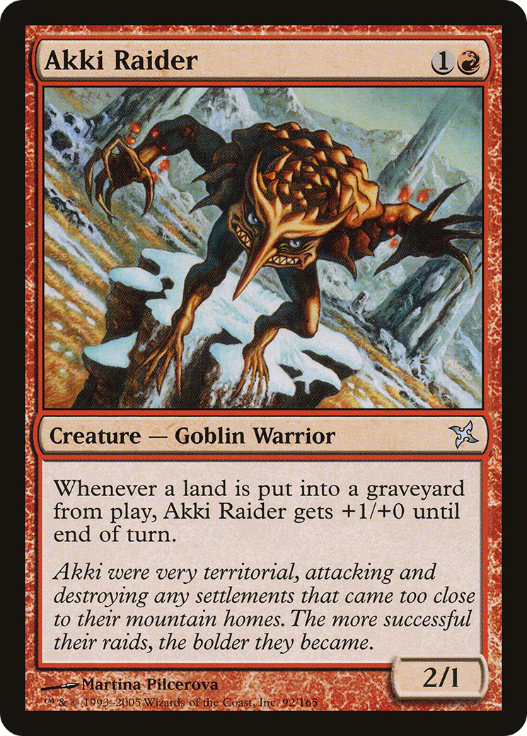 Image of Akki Raider [Betrayers of Kamigawa]