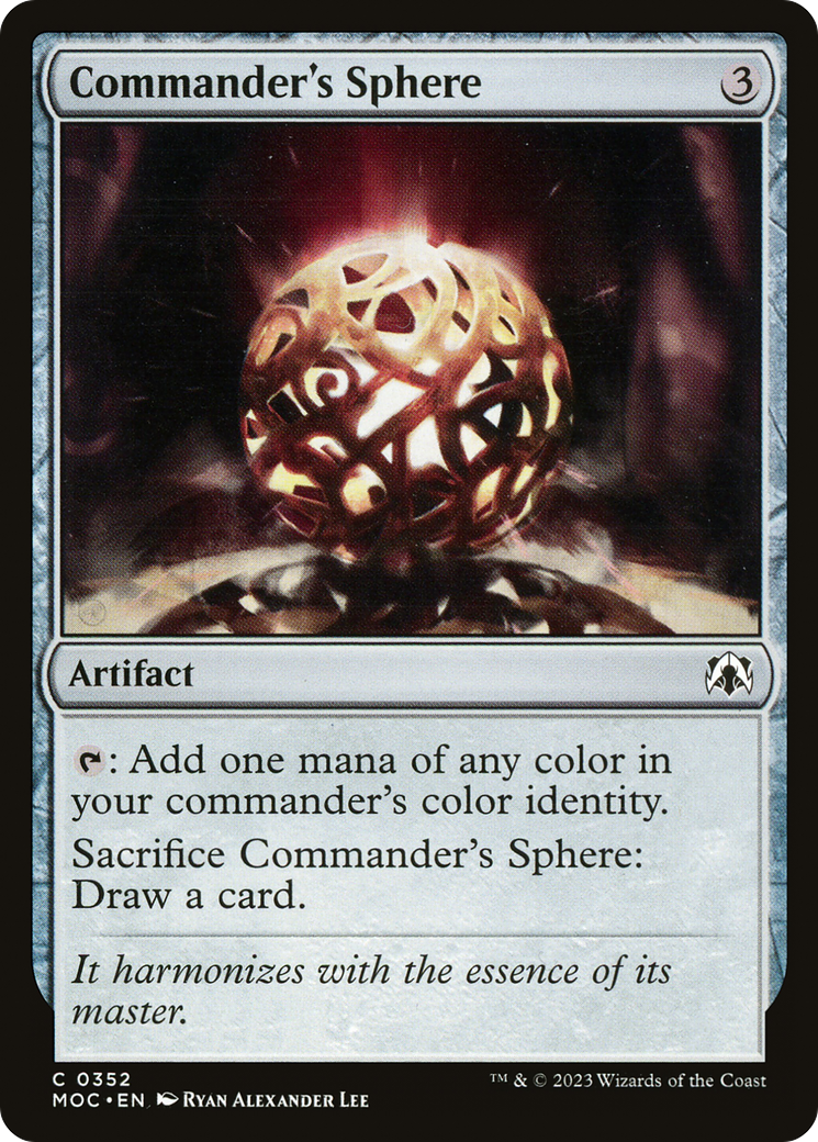 Image of Commander's Sphere [March of the Machine Commander]