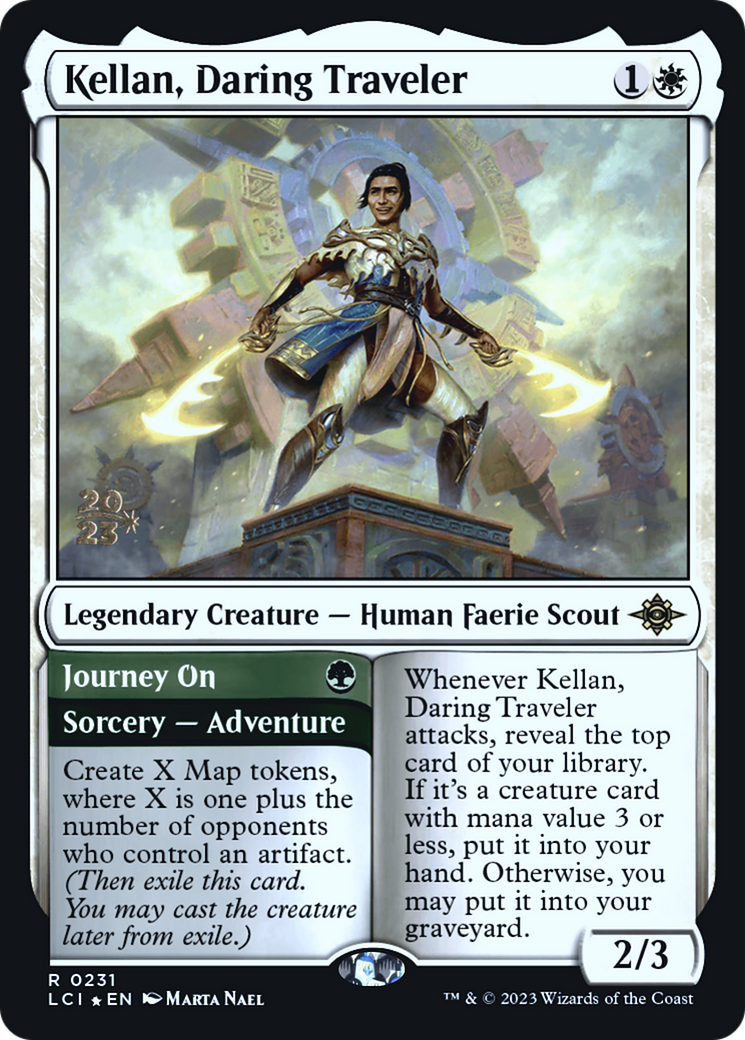 Image of Kellan, Daring Traveler [The Lost Caverns of Ixalan Prerelease Cards]