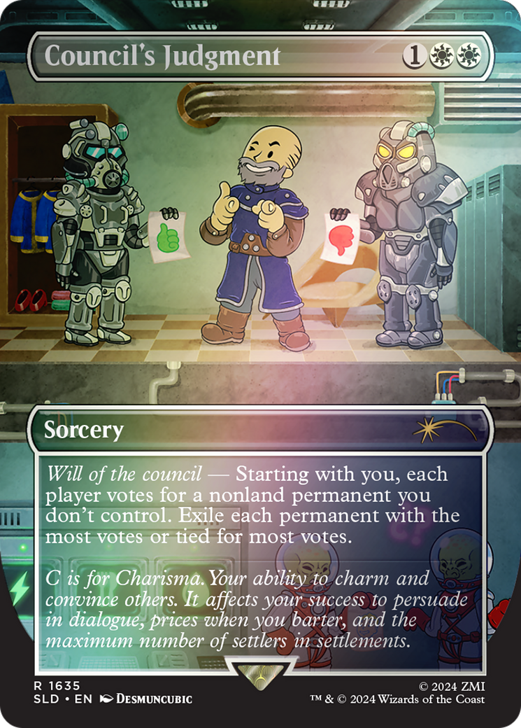 Image of Council's Judgment (Rainbow Foil) [Secret Lair Drop Series]