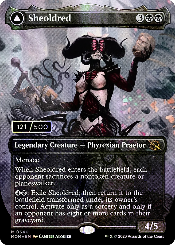 Image of Sheoldred // The True Scriptures (Serialized) [March of the Machine]