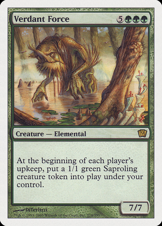 Image of Verdant Force (9th Edition) [Oversize Cards]