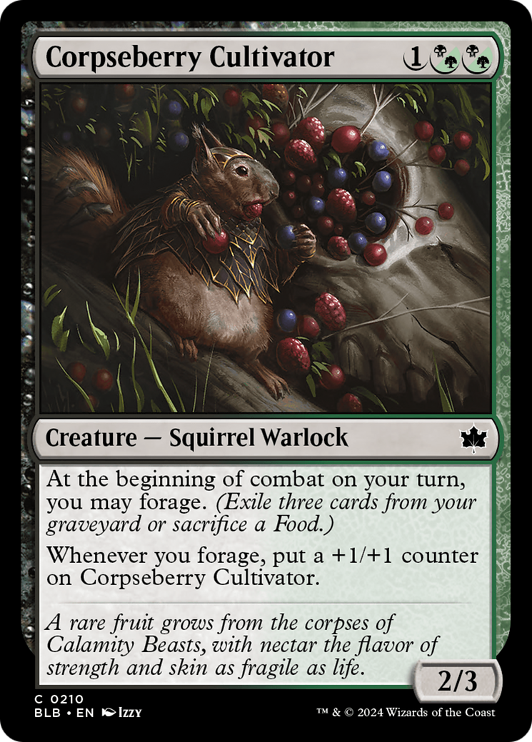 Image of Corpseberry Cultivator [Bloomburrow]