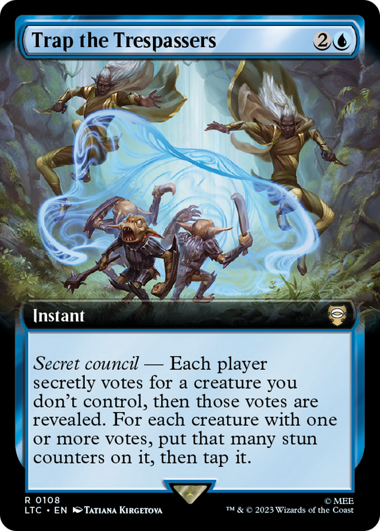 Image of Trap the Trespassers (Extended Art) (LTC-108) - Tales of Middle-earth Commander: (Extended Art) Foil