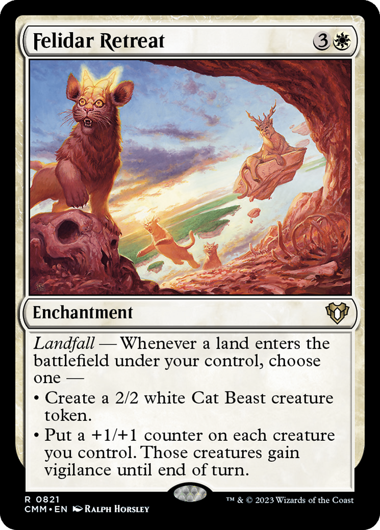Image of Felidar Retreat [Commander Masters]
