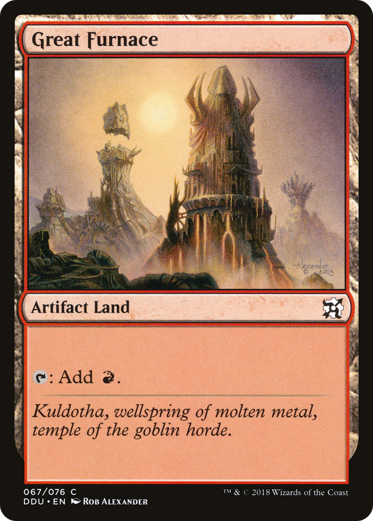 Image of Great Furnace [Duel Decks: Elves vs. Inventors]