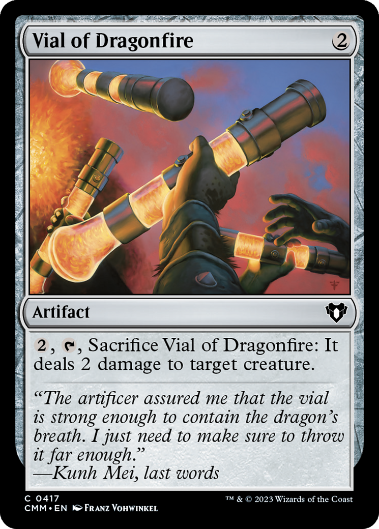 Image of Vial of Dragonfire [Commander Masters]