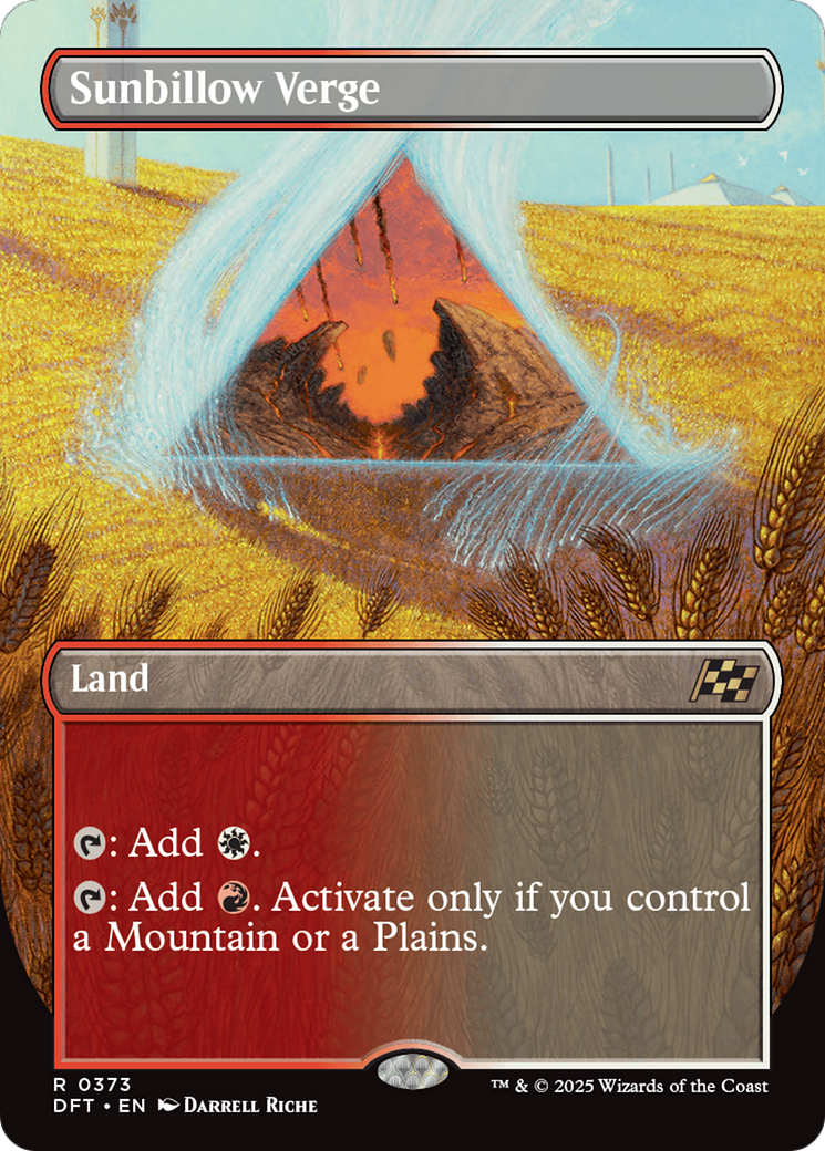 Image of Sunbillow Verge (Borderless) [Aetherdrift]