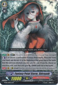 Image of Fantasy Petal Storm, Shirayuki (BT09/009EN) [Clash of Knights & Dragons]