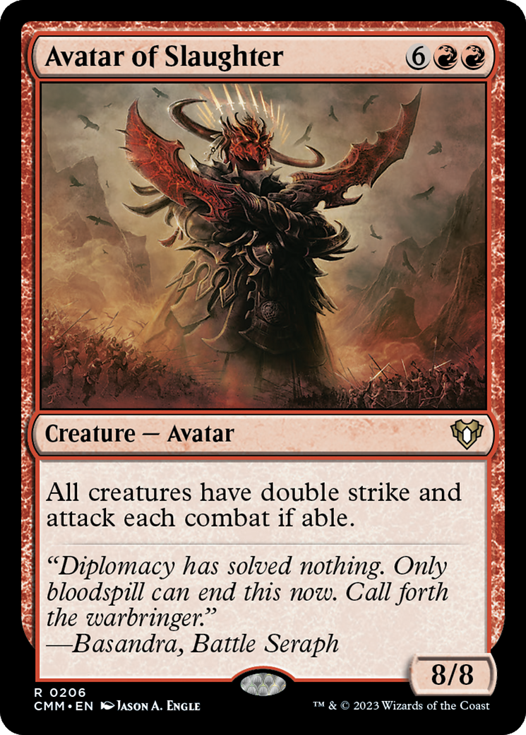 Image of Avatar of Slaughter [Commander Masters]