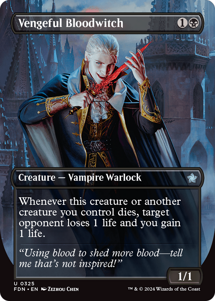 Image of Vengeful Bloodwitch (Borderless) [Foundations]
