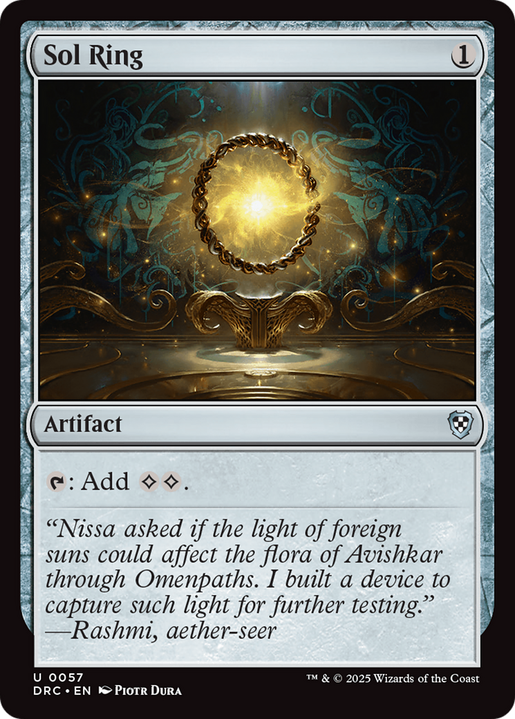 Image of Sol Ring (0057) [Aetherdrift Commander]