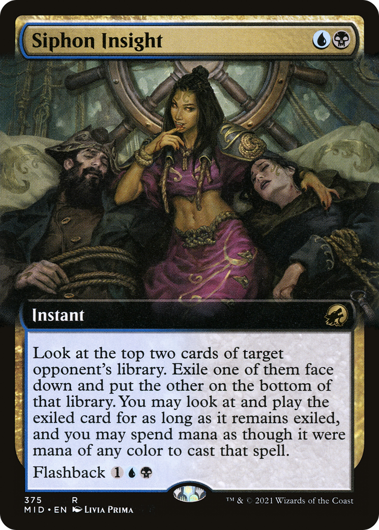 Image of Siphon Insight (Extended Art) [Innistrad: Midnight Hunt]
