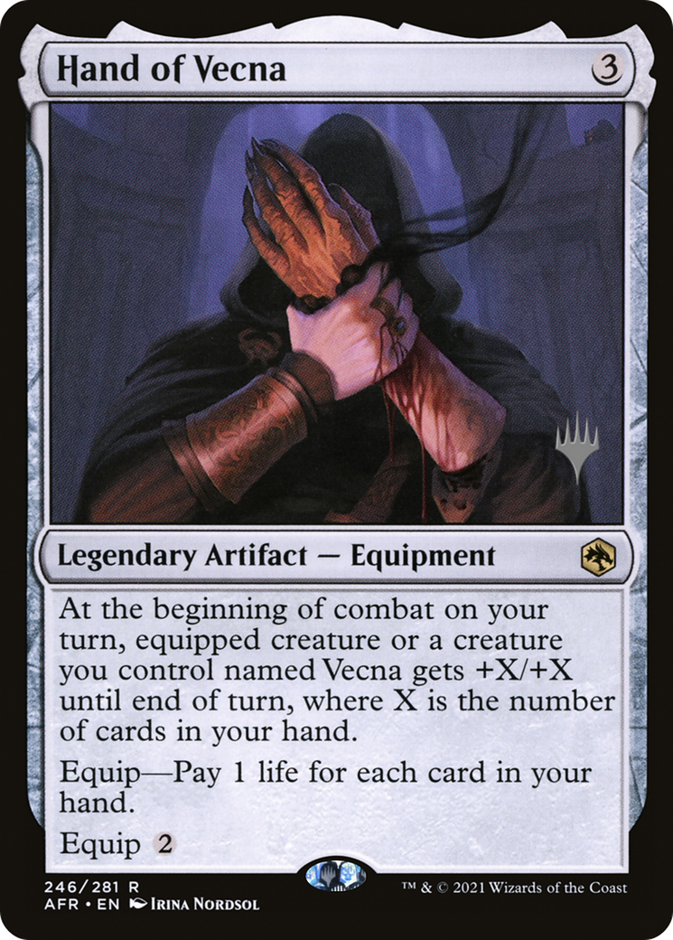 Image of Hand of Vecna (Promo Pack) [Dungeons & Dragons: Adventures in the Forgotten Realms Promos]