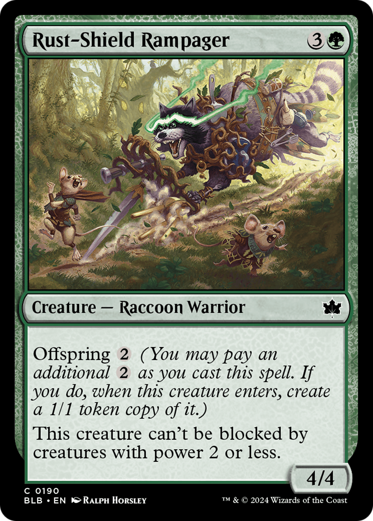 Image of Rust-Shield Rampager [Bloomburrow]