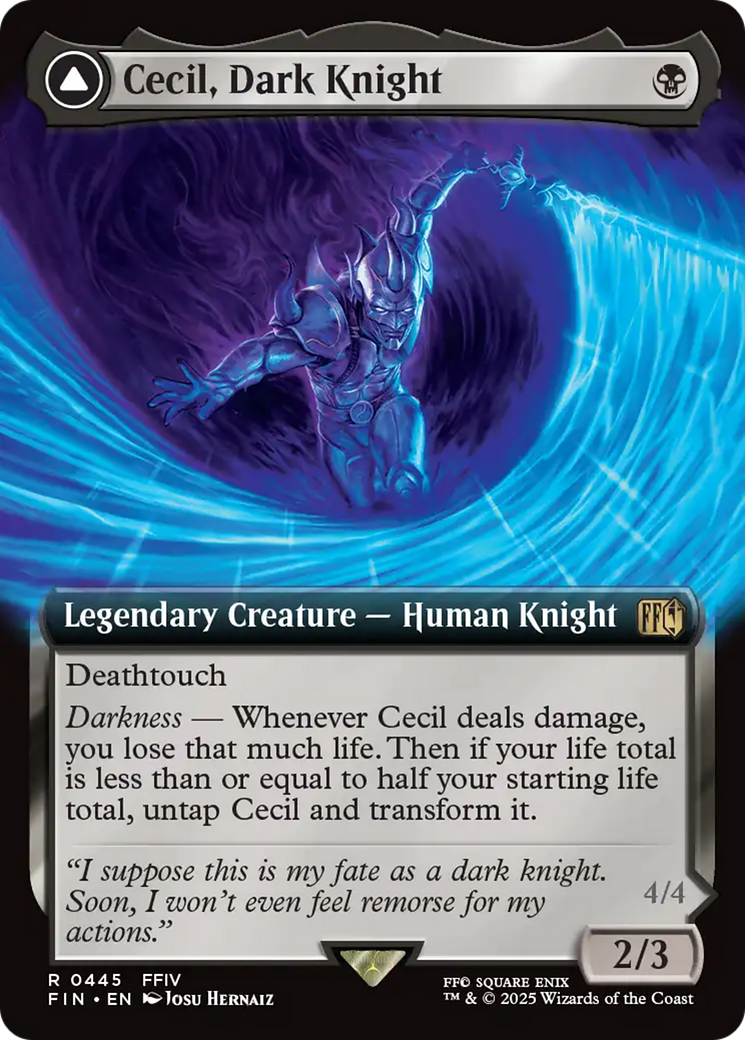Image of Cecil, Dark Knight // Cecil, Redeemed Paladin (Extended Art) [FINAL FANTASY]