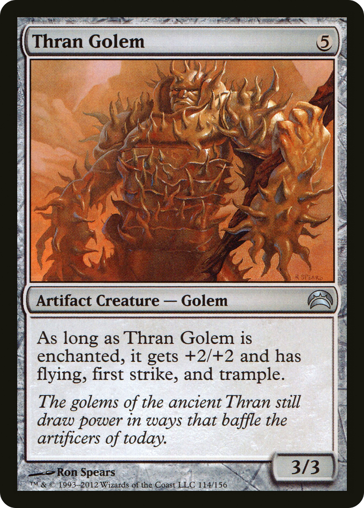 Image of Thran Golem (PC2-114) - Planechase 2012 Foil