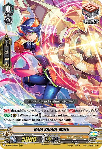 Image of Halo Shield, Mark (V-SS07/021EN) [Clan Selection Plus Vol.1]