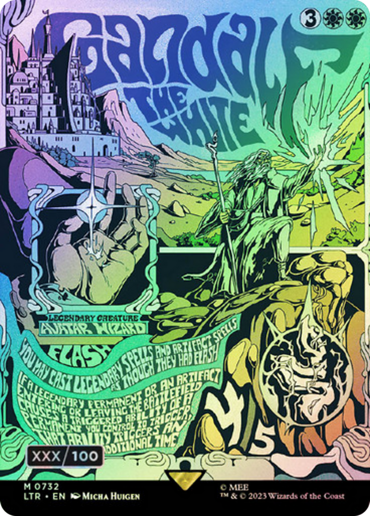 Image of Gandalf the White (Borderless Poster) (Serialized) [The Lord of the Rings: Tales of Middle-Earth]