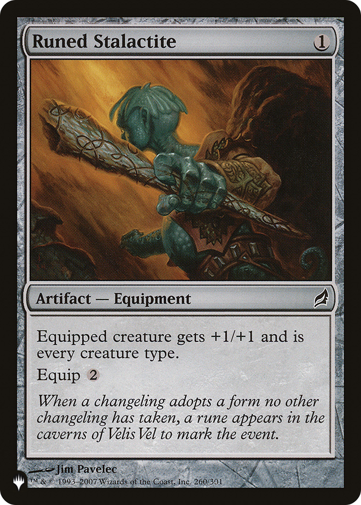 Image of Runed Stalactite [The List]
