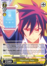 Image of Objection! Sora (NGL/S58-E015 C) [No Game No Life]