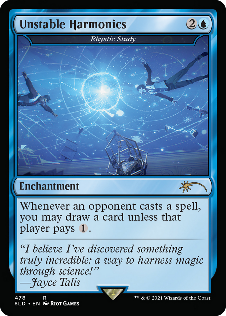 Image of Rhystic Study - Unstable Harmonics [Secret Lair Drop Series]