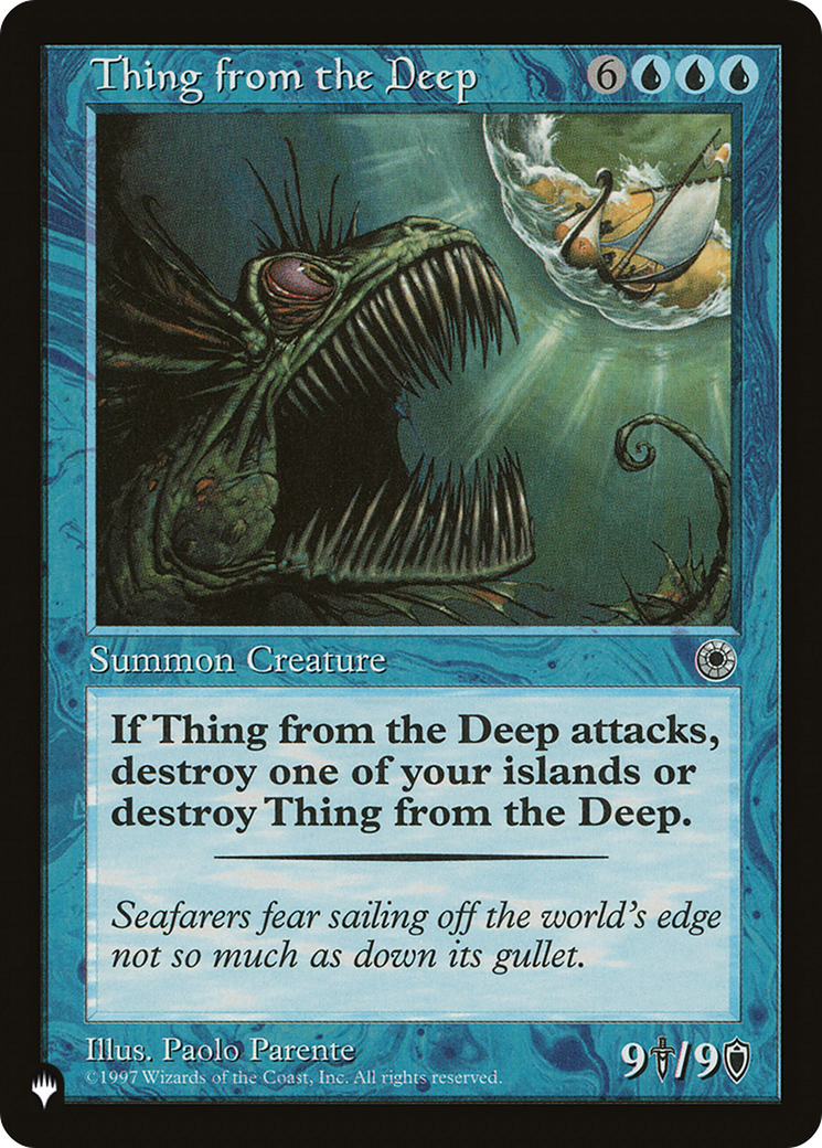 Image of Thing from the Deep [The List]