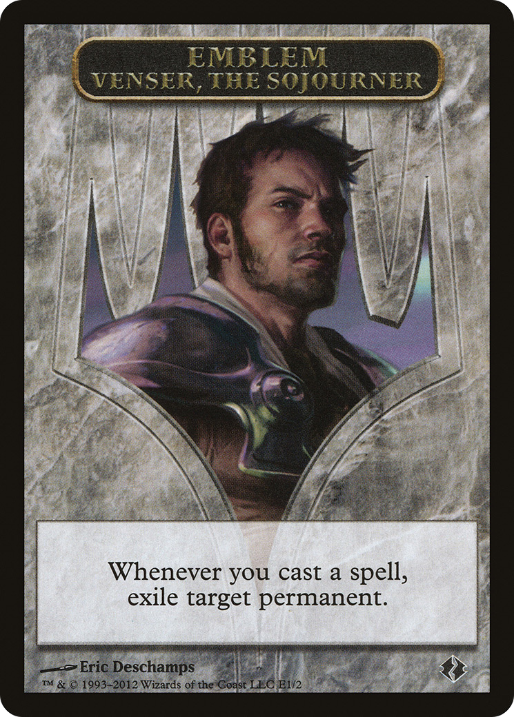 Image of Venser, the Sojourner Emblem [Duel Decks: Venser vs. Koth Tokens]