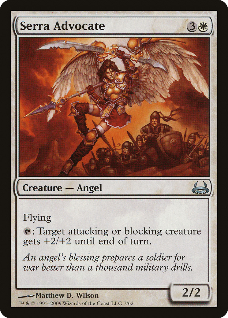 Image of Serra Advocate [Duel Decks: Divine vs. Demonic]