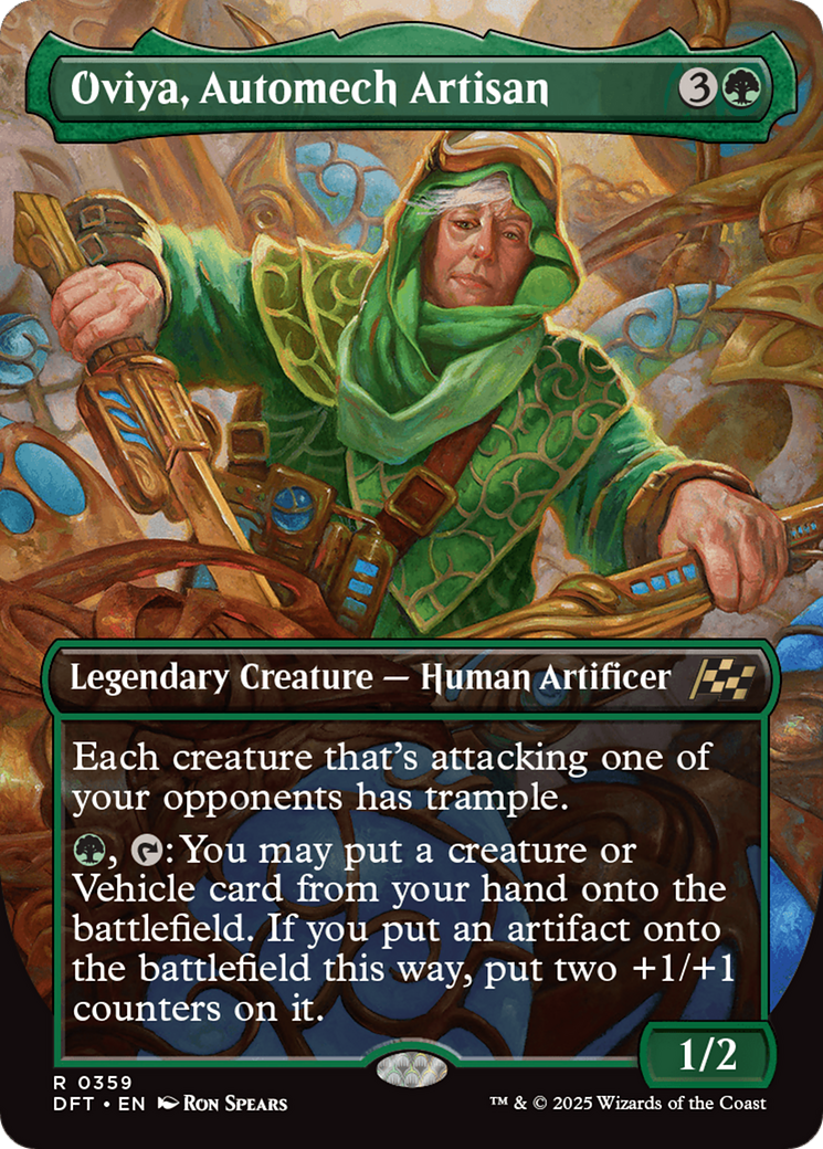 Image of Oviya, Automech Artisan (Borderless) [Aetherdrift]