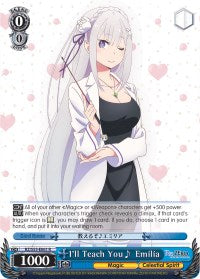 Image of I'll Teach You Emilia (RZ/S55-E061 R) [Re:ZERO Vol.2]