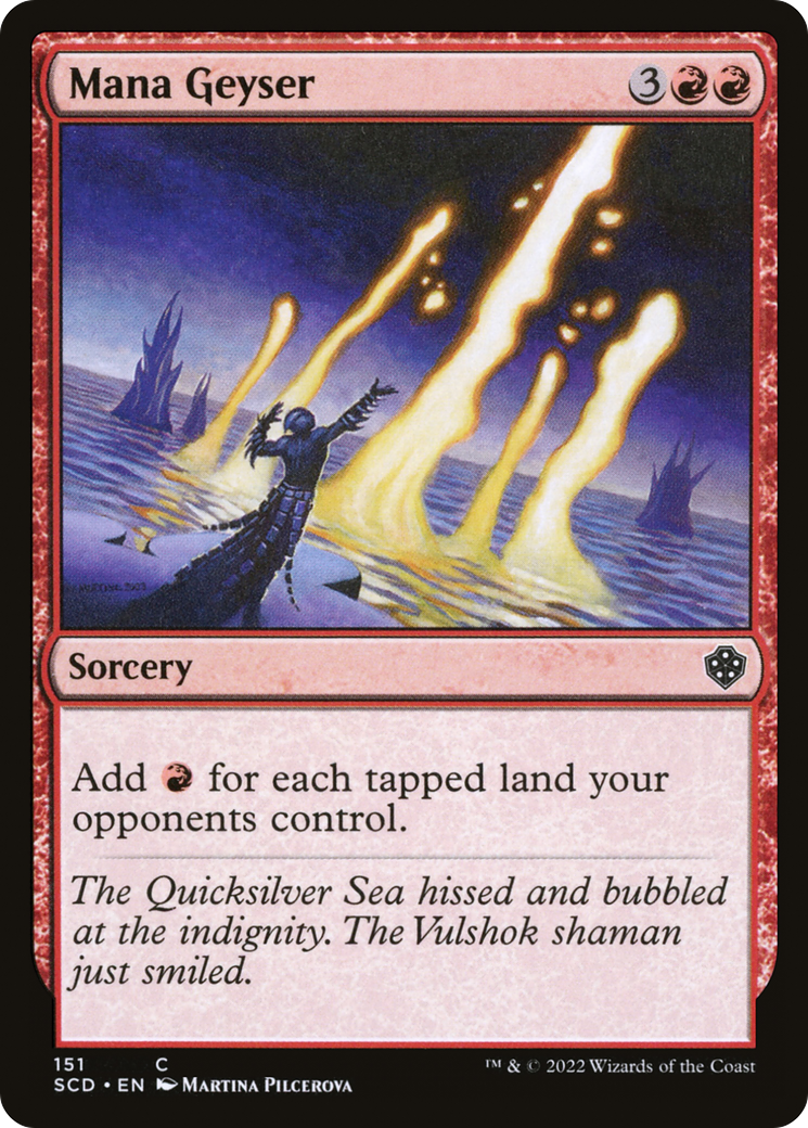 Image of Mana Geyser [Starter Commander Decks]