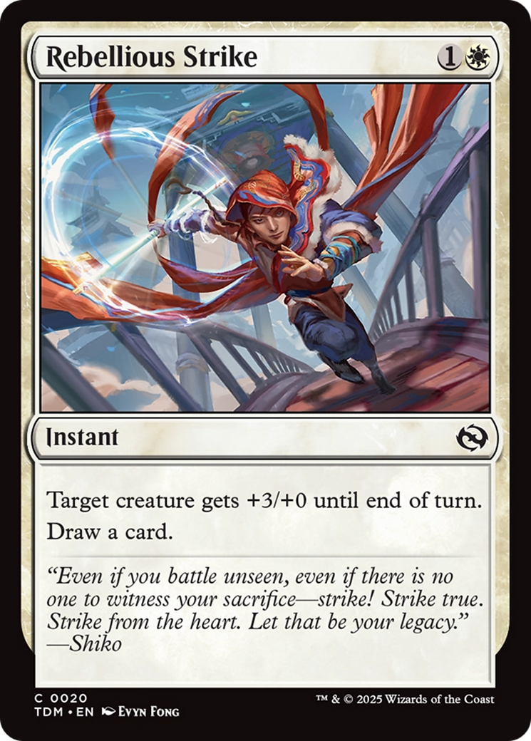 Image of Rebellious Strike [Tarkir: Dragonstorm]