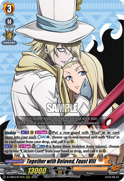 Image of Together with Beloved, Faust VIII (D-TB03/011EN) [Shaman King]