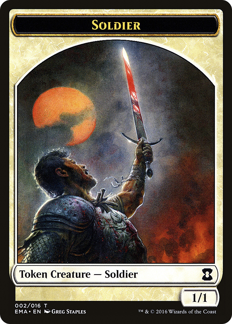 Image of Soldier Token [Eternal Masters Tokens]