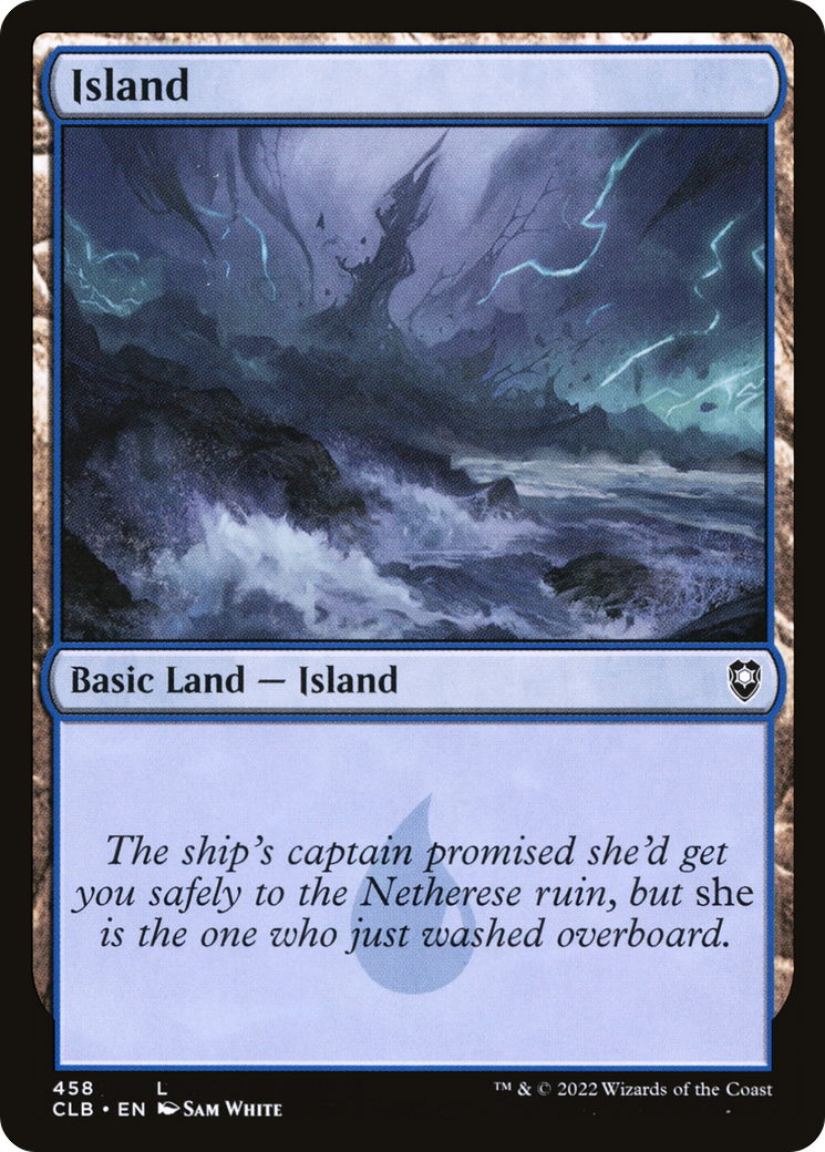 Image of Island (458) [Commander Legends: Battle for Baldur's Gate]