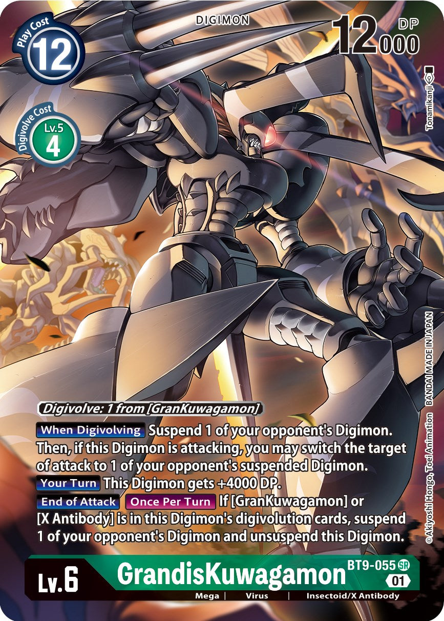 Image of GrandisKuwagamon [BT9-055] (Alternate Art) [X Record]