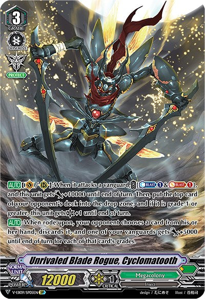 Image of Unrivaled Blade Rogue, Cyclomatooth (V-EB09/SP05EN) [The Raging Tactics]