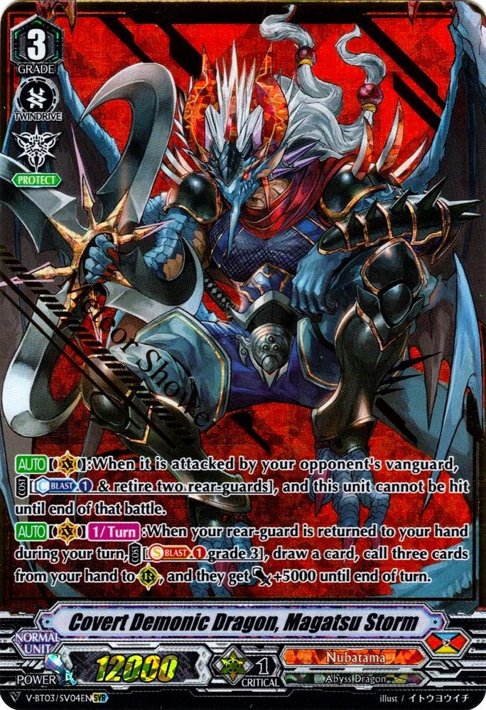 Image of Covert Demonic Dragon, Magatsu Storm (V-BT03/SV04EN) [Miyaji Academy CF Club]