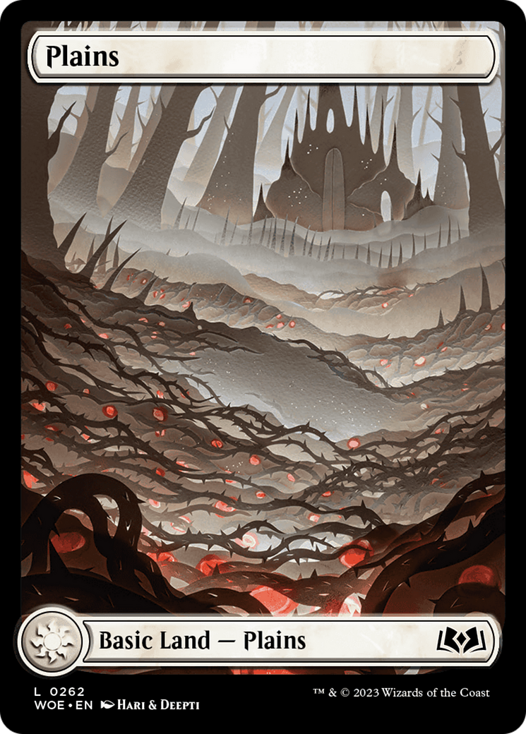 Image of Plains (262) (Full-Art) [Wilds of Eldraine]