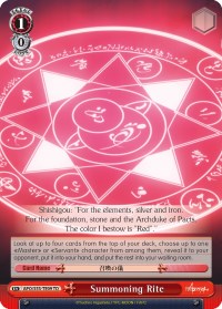 Image of Summoning Rite (APO/S53-TE09 TD) [Fate/Apocrypha]