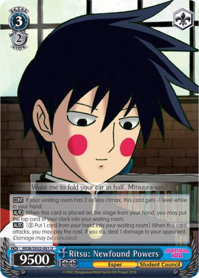 Image of Ritsu: Newfound Powers (MOB/SX02-081 U) [Mob Psycho 100]